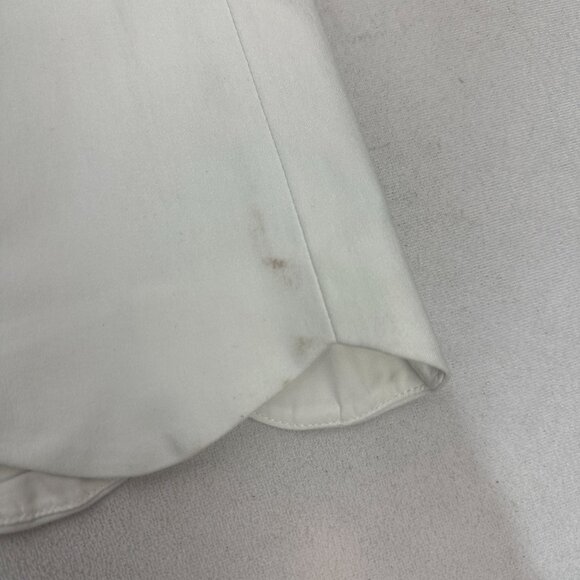 J.McLaughlin White Tiered Scalloped Skirt Size 6 - Picture 4 of 7